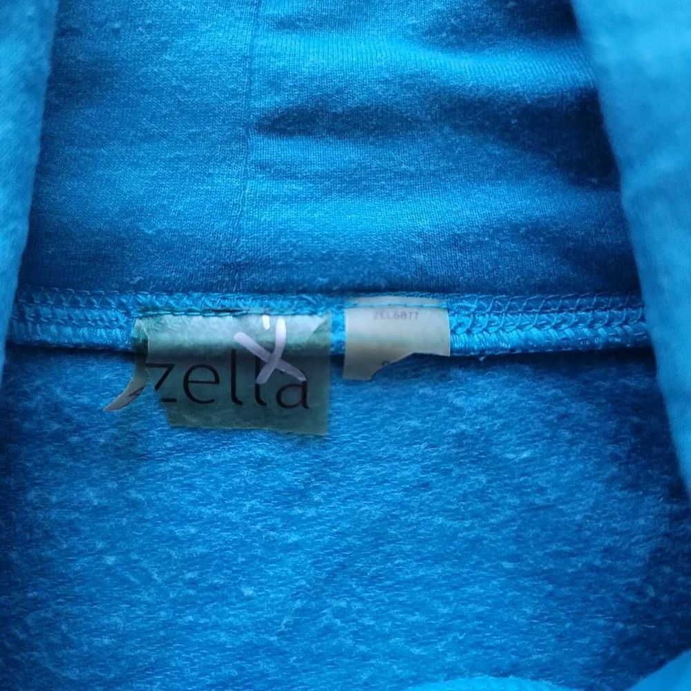 Zella womens Sz S blue pullover workout sweater - Picture 6 of 8